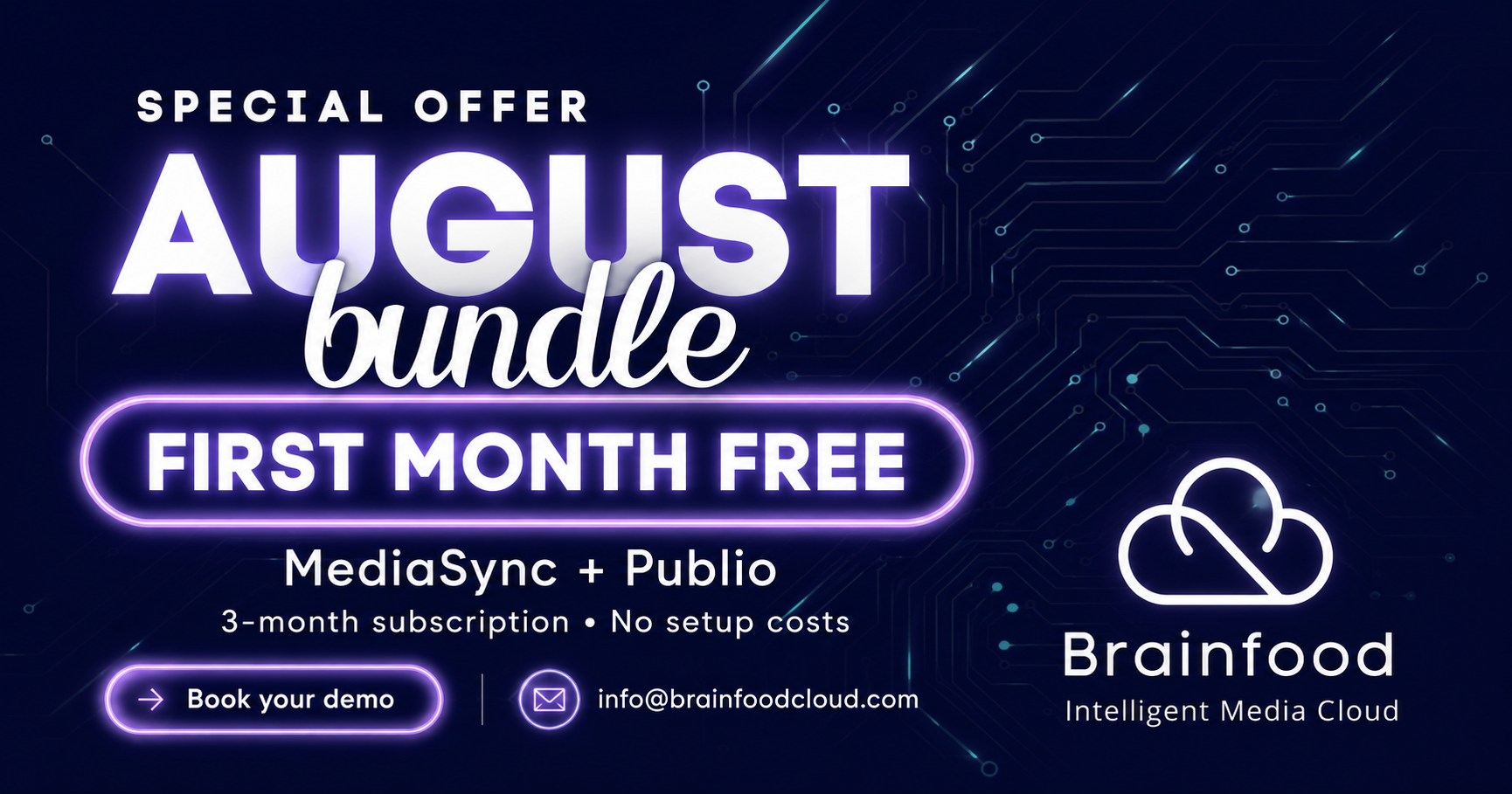 The August Bundle: Start with One Month Free